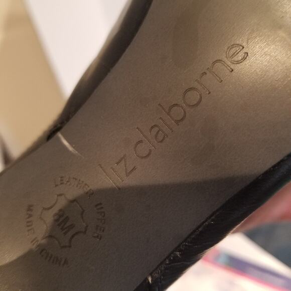 Liz Claiborne Sling back Heels Comfortable Slip On Lightweight Women's Size 8 - Picture 8 of 8